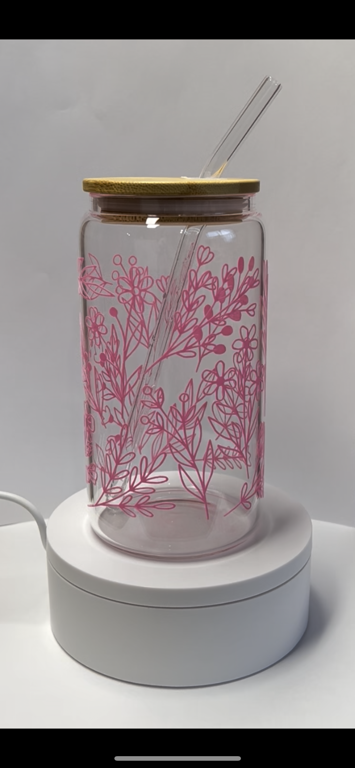 Pink Floral | Color Changing