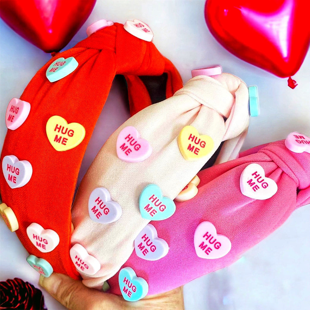 Conversation Heart Headbands