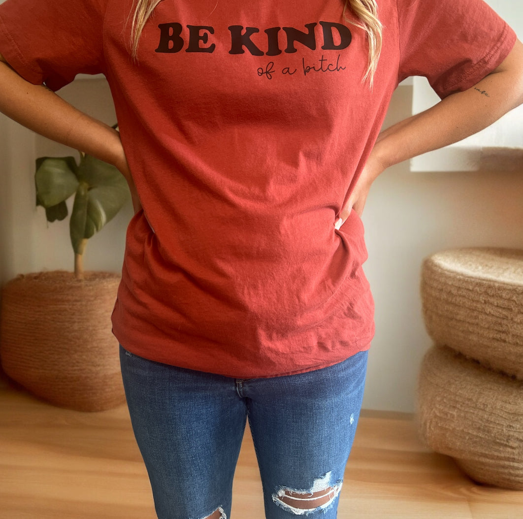 Be Kind Glitter T - Shirt